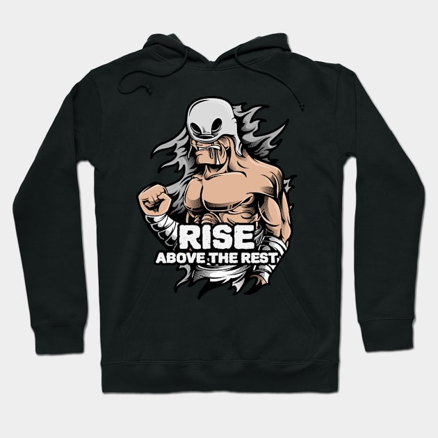 Rise Above The Rest Sports Hoodie by Stride Style